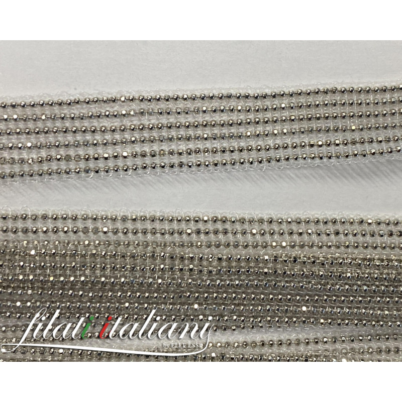 7581/06 SILVER BALL CHAIN KNIT  MONILE  23.90€/1m