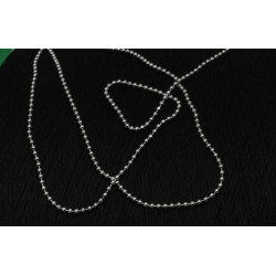 130337 ARGENTO BALL CHAIN MONILE  1,2 3.90€/m