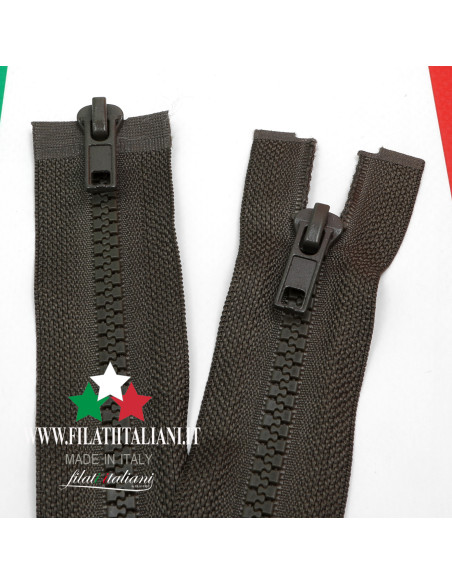 ZIP6230   CHIUSURA LAMPO IN PLASTICA COMBY 100CM 5.50 mm