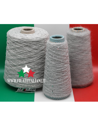 LС6001   LOT  3  bob.  CASHMERE + CASHMERE PAILLETTES DM+ BABY MOHAIR   17.99€/100g