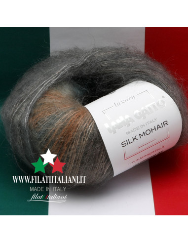 SM 30995  SILK MOHAIR STAMPATO LANA GATTO