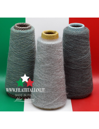 LC6526 LOT 3 Bob  CASHMERE 2/28  +   PRESTIGE GLITTER    14.99€/100g