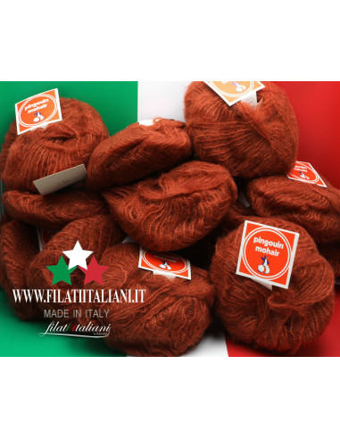 LA7386 LOT 16 PZ 640g WINTER YARN - MOHAIR 85% MOHAIR 15% PL