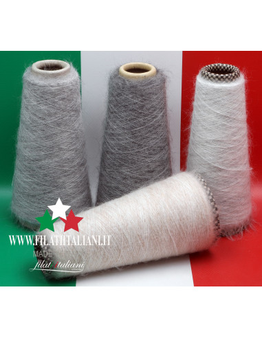 LC6532  Lot 4 Bob. BABYKID MOHAIR     PRESTIGE MEL 5.99€/100g