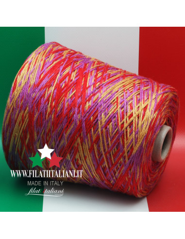 R6648N   CASHMERE SETA AURIGA STAMPATO CATENELLA  GTI  34.99€/100g