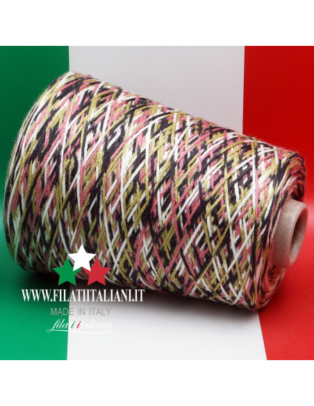 R6724N CASHMERE SETA AURIGA STAMPATO CATENELLA  GTI  34.99€/100g