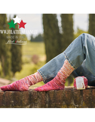 PAG018  FILATO PER CALZETTERIA art. GRADIENT 100g LANE DU NORD