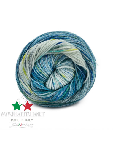 PAG020  FILATO PER CALZETTERIA art. GRADIENT 100g LANE DU NORD