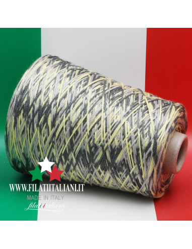 R6646N   CASHMERE SETA AURIGA STAMPATO CATENELLA  GTI  34.99€/100g