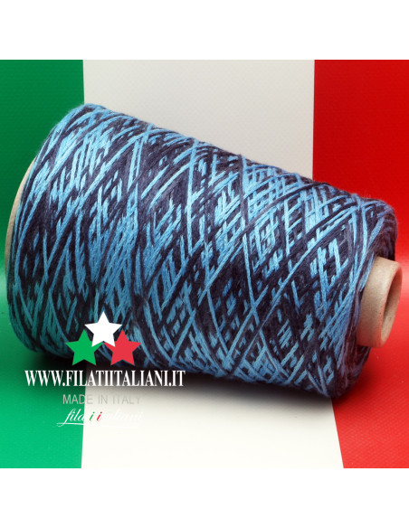 R6783N   CASHMERE SETA AURIGA STAMPATO CATENELLA  GTI  34.99€/100g