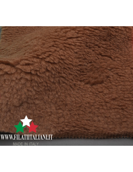 TES0004  TEDCAM PELLICCIA TESSUTO  A PELO CAMMELLO 79€/50cm