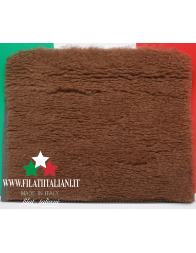 TES0004  TEDCAM PELLICCIA TESSUTO  A PELO CAMMELLO 79€/50cm