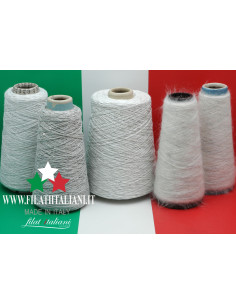 LA7921 LOT 5 bob. COTTON LINEN+ PAILLETTES + BABY MOHAIR 5.99€/100g...