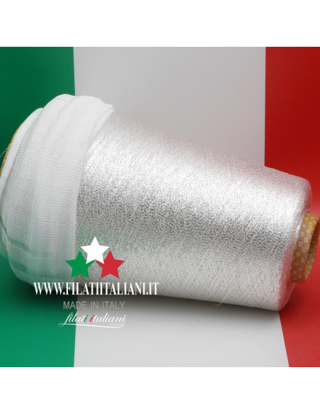 R6873N  SILK  LUREX SHINING  SILVER CARIAGGI  26.99€/100g