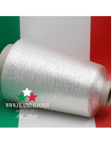 R6874AN  SILK  LUREX SHINING  SILVER CARIAGGI  26.99€/100g