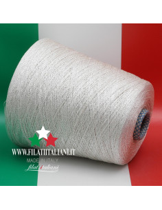 R6878N  SETA  LUREX SHINING SILVER 1070m CARIAGGI  26.99€/100gr