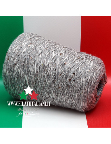 M7135AN  MISTO CASHMERE  PAILLETTES GLENPAI  39.99€/100g