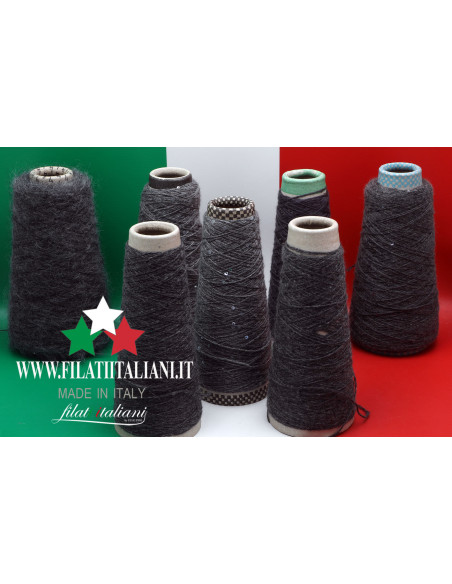 LС6554   LOT  7  bob.    CASHMERE PAILLETTES DM +  MOHAIR    CAMELOT  11.99€/100g