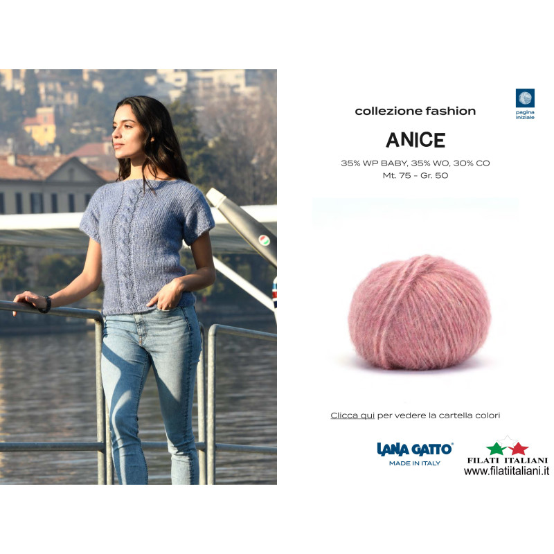 LC7624Y LOT 10PZ 500g LANA GATTO COLLEZIONE FASHION ANICE AN 9296