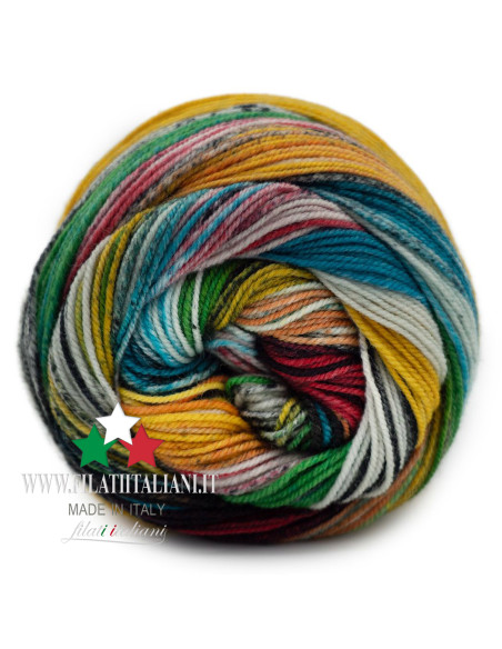 ECS001 FILATO PER CALZETTERIA  ECLECTIC SOCK 100g LANE DU NORD