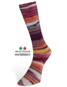 ECS004 НОСОЧНАЯ ПРЯЖА   ECLECTIC SOCK 100г  LANE DU NORD 2