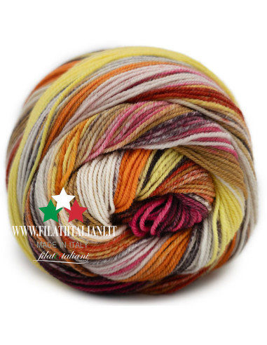 ECS005 FILATO PER CALZETTERIA  ECLECTIC SOCK 100g LANE DU NORD