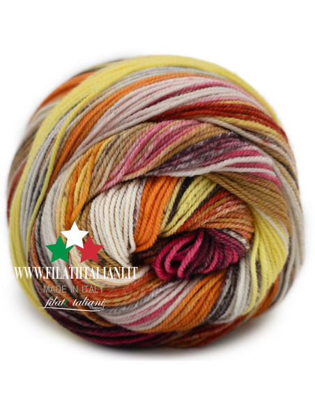 ECS005 FILATO PER CALZETTERIA  ECLECTIC SOCK 100g LANE DU NORD