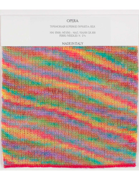 OP30929  SILK MOHAIR PRINTED OPERA LANA GATTO