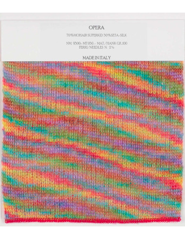 OP30931 SILK MOHAIR PRINTED   СУПЕРКИД  МОХЕР с  ШЕЛКОМ ПРИНТ  OPERA  LANA GATTO