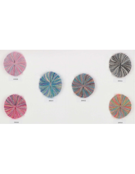 OP30934  SILK MOHAIR STAMPATO OPERA LANA GATTO