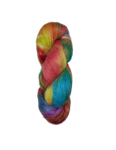 OP30934  SILK MOHAIR STAMPATO OPERA LANA GATTO