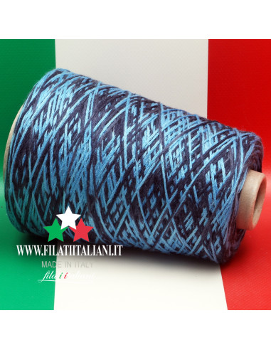 R6783N   CASHMERE SETA AURIGA STAMPATO CATENELLA  GTI  34.99€/100g