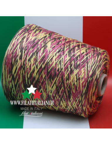 R7737N   CASHMERE SETA AURIGA STAMPATO CATENELLA  GTI  34.99€/100g