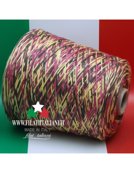 R7737N   CASHMERE SETA AURIGA STAMPATO CATENELLA  GTI  34.99€/100g