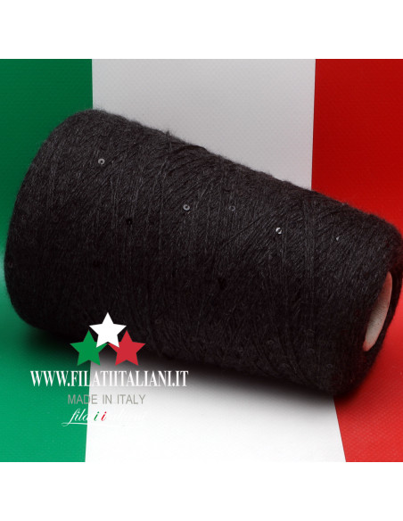 R7773  CASHMERE  PAILLETTES DM CARIAGGI  49.99€/100g