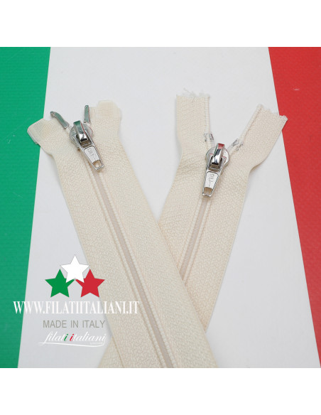 ZIP7914 CHIUSURA LAMPO IN PLASTICA COMBY 60 CM 6.40 mm