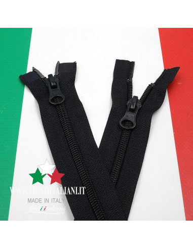 ZIP7921  PLASTIC ZIPPER 60 CM 6.40 mm