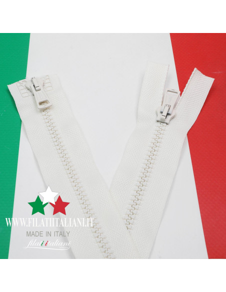 ZIP8800   CHIUSURA LAMPO IN PLASTICA COMBY 60CM 5.50 mm