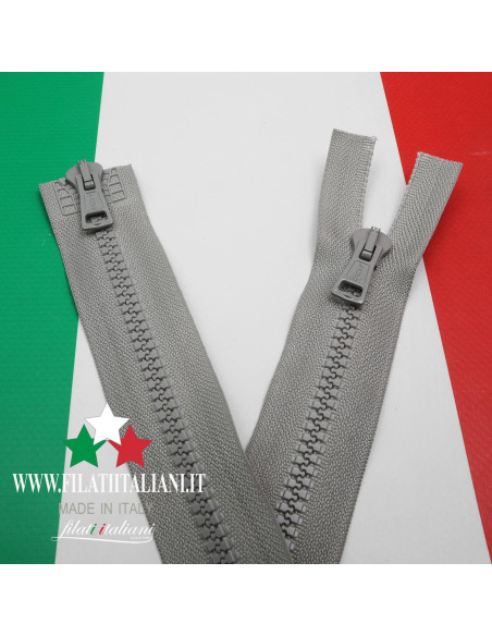 ZIP8802   CHIUSURA LAMPO IN PLASTICA COMBY 60CM 5.50 mm