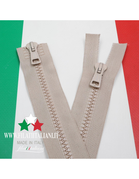 ZIP8804   CHIUSURA LAMPO IN PLASTICA COMBY 60CM 5.50 mm