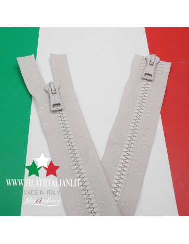 ZIP8805   CHIUSURA LAMPO IN PLASTICA COMBY 60CM 5.50 mm