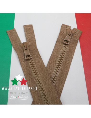 ZIP8807   CHIUSURA LAMPO IN PLASTICA COMBY 60CM 5.50 mm