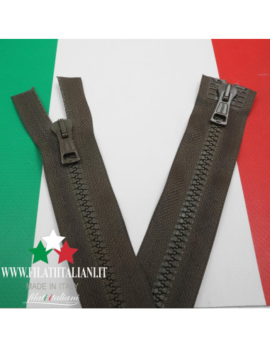 ZIP8808   CHIUSURA LAMPO IN PLASTICA COMBY 60CM 5.50 mm