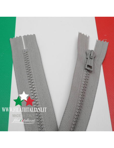 ZIP8901   CHIUSURA LAMPO PLASTICA CON CURSORE FISSO  28CM 5.50 mm