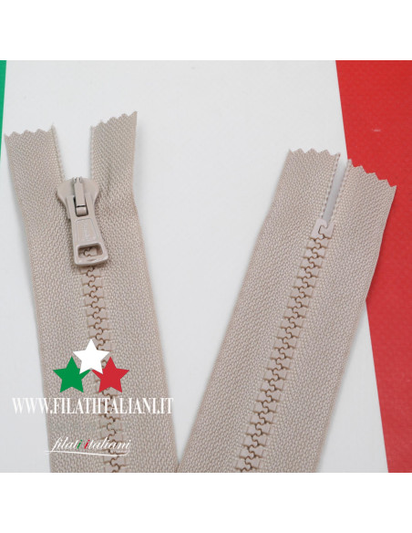 ZIP8903   CHIUSURA LAMPO PLASTICA CON CURSORE FISSO  28CM 5.50 mm