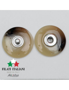 AUTO250557/BEIGE Automatic bottons CORN Lineato 36    23mm