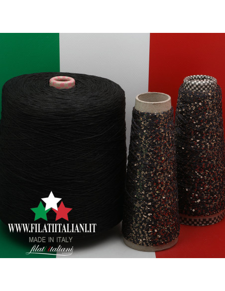 LC9243 LOT 3 Bob. SILK WITH COTTON + SEQUINS €6.99/100g