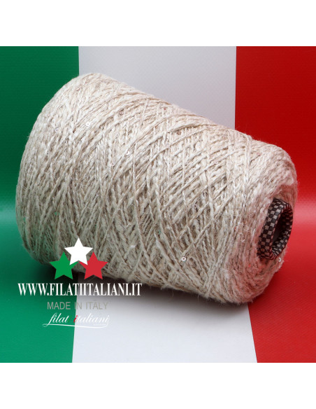 R8731C   YARN with PAILLETTES  BDESE 150m  25.99€/100g