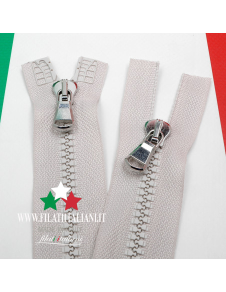 ZIP6232 CHIUSURA LAMPO IN PLASTICA COMBY 100CM 5.50 mm ZIP6232 CHIUSURA LAMPO IN PLASTICA COMBY 100CM 5.50 mm
