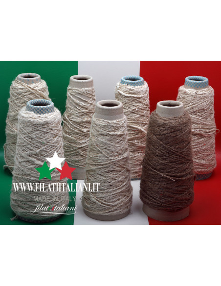 LC9514 LOT 7 BOB. BAKOLATO SILK LINEN + SEQUINS BDESE  €12.99/100g